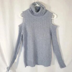 American Rag Turtleneck Cold Shoulder Sweater